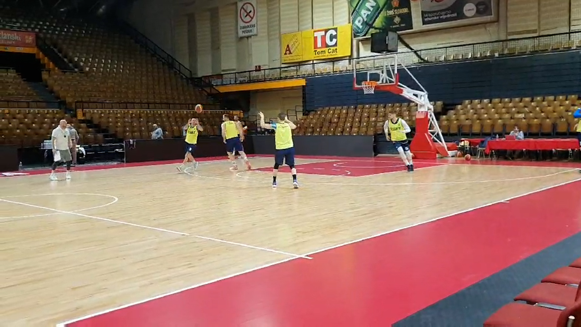 FTV na treningu "Zmajeva" pred susret sa Litvanijom